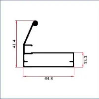 8746FW5.5 — J/C-shape handle profiles