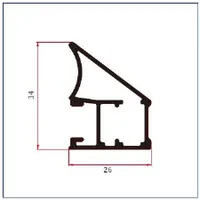 DH-W1015 — Wardrobe sliding-door frames