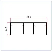 FW-1367 — Sliding-door track profiles