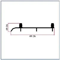 FW-1368 — Sliding-door track profiles