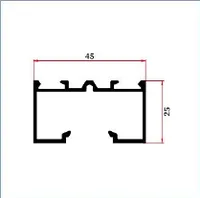 FW2545-17 — G-shape cabinet handles