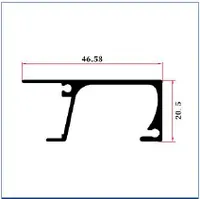 FWI-103 — Wardrobe sliding-door frames
