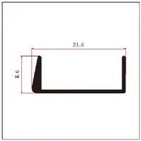 FWQ023 — J/C-shape handle profiles