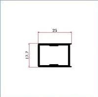 FWS-046 — Rectangular aluminium tubes