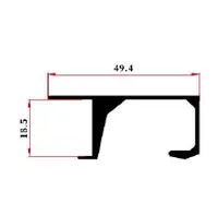 FWS-113 — Sliding-door track profiles