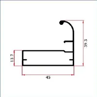 FWS-130 — J/C-shape handle profiles