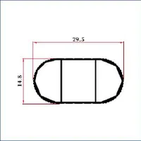 FWY-124 — Round & oval aluminium tubes