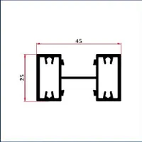 ICDP-2545 — Wardrobe sliding-door frames