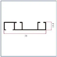 K1805 — Sliding-door track profiles