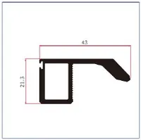 K2194 — G-shape cabinet handles