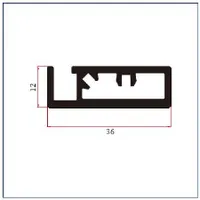 K3235 — Sliding-door track profiles