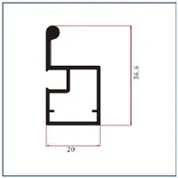 MY-A601S — Wardrobe sliding-door frames