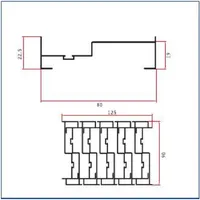 SG-3117A-1-X — Sliding track profiles