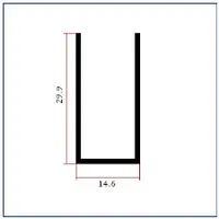 WM146 — Aluminium U-channels