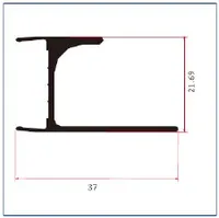 XM1707A — J/C-shape handle profiles