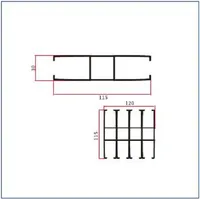 YK-BU001 — Rectangular aluminium tubes
