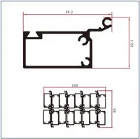 YK-BU018 — Window & door frame sections